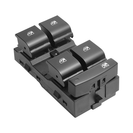 [222-0411-00] CONTROL ELECTRICO BK ENCORE 13-15/VERANO 12-16  CV CRUZE 10-16/MALIBU 13-15  CD SRX 10-16  CV SONIC 12-17  DE ELEVADOR 8 PINS 5 TECLAS NEGRO 12VCC MANIJAUTO Izquierdo Delantera  