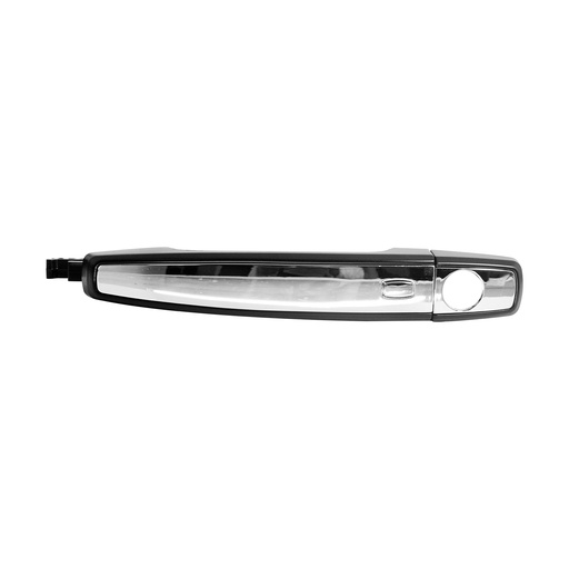 [012-0630-23] MANIJA EXTERIOR CV MALIBU 13-15/CRUZE 10-16/TRAX 13-16  BK REGAL 11-15  CON HOYO PARA LLAVE CON SENSOR CROMADA/NEGRA PLASTICO HUSHAN Izquierdo Delantera  