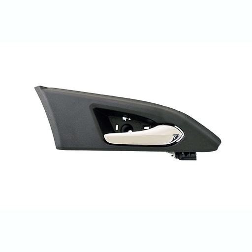 [012-0503-02] MANIJA INTERIOR CD CTS 4P SEDAN 08-13  SIN HOYO NEGRA/CROMO PLASTICO HUSHAN Derecho Delantera  