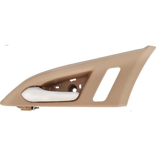 [012-0503-13] MANIJA INTERIOR CD CTS 4P SEDAN 08-13  CON HOYO BEIGE/CROMADA PLASTICO HUSHAN Izquierdo Delantera  
