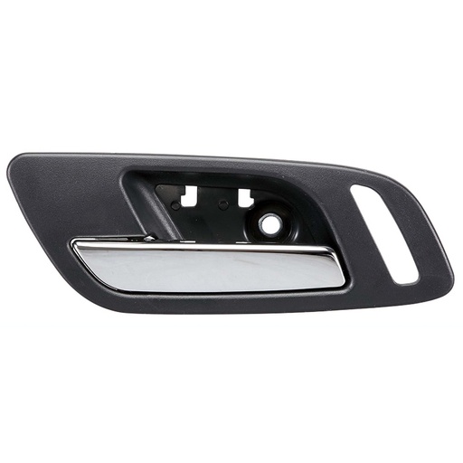 [012-0642-15] MANIJA INTERIOR CD ESCALADE EXT/ESV  CV SUBURBAN/TAHOE  GM YUKON 07-14  CON HOYO PARA SEGURO NEGRA/CROMO PLASTICO HUSHAN Izquierdo Delantera  