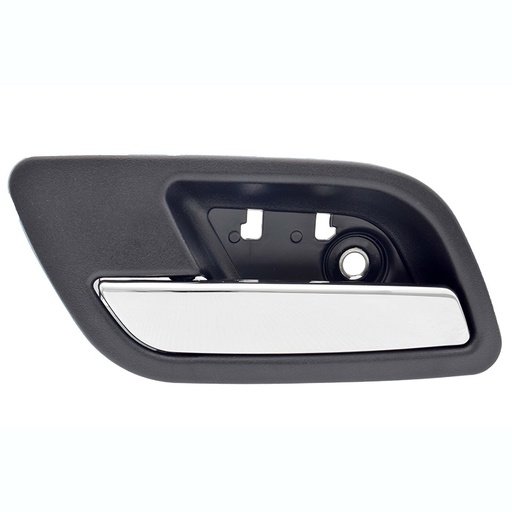 [012-0642-17] MANIJA INTERIOR CD ESCALADE EXT/ESV  CV SUBURBAN/TAHOE  GM YUKON 07-14  NEGRA/CROMO PLASTICO HUSHAN Izquierdo Trasera  