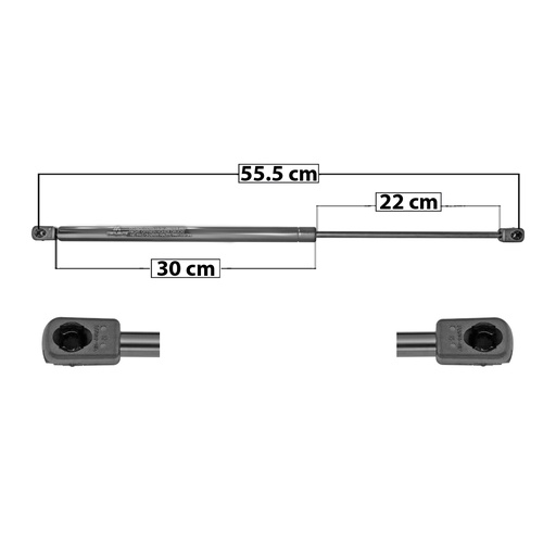 [60183] AMORTIGUADOR VIDRIO TRASERO CV ASTRO 85-05  GM SAFARI VAN 85-01  55.5 30 22 ENTRADA TIPO 9 ENTRADA 2 TIPO 9 490 110.15 49.96 430 96.67 43.85 MANIJAUTO 6695    
