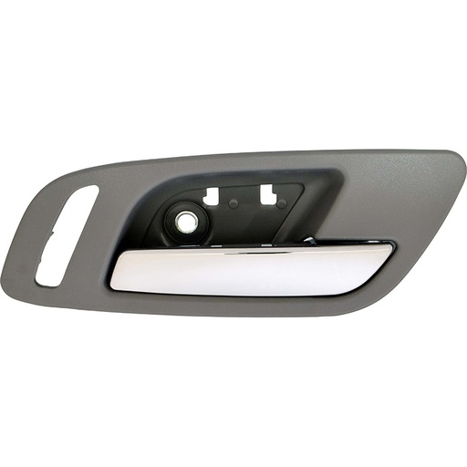 [012-0603-20] MANIJA INTERIOR CV AVALANCHE 07-13/SUBURBAN/TAHOE  GM YUKON 07-14  CON HOYO PARA SEGURO GRIS/CROMO PLASTICO HUSHAN Derecho Delantera  