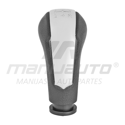 [96872] PERILLA CV SPARK 11-17/BEAT HATCHBACK/SEDAN 18-21  DE PALANCA NEGRO FILO CROMADO CORRUGADA TIPO ORINGINAL PLASTICO  Delantera  