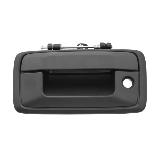 [012-0639-37] MANIJA DE TAPA CV CHEYENNE/SILVERADO  GM SIERRA  CV PICK UP 14-15  CON HOYO PARA LLAVE Y SIN HOYO PARA CAMARA CORRUGADA NEGRO PLASTICO HUSHAN    