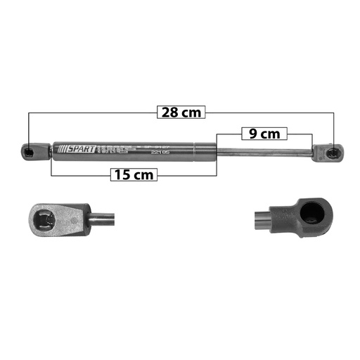 [51012] AMORTIGUADOR CAJUELA CV CAMARO 10-13  28 15 9 ENTRADA TIPO 9 ENTRADA 2 TIPO 9 450 101.16 45.89 390 87.67 39.77 SPART 9121    
