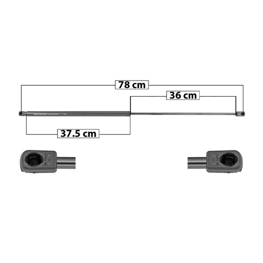 [004-0608-03] AMORTIGUADOR COFRE CV CAMARO 10-15  78 37.5 36 ENTRADA TIPO 9 ENTRADA 2 TIPO 9 250 50.58 22.94 190 42.71 19.37 SPART 6815    