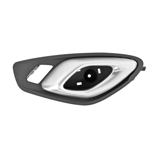 [106587] MANIJA INTERIOR CV CAMARO 16-21  CON HOYO LISA NEGRO/PLATA PLASTICO HUSHAN Izquierdo Delantera  