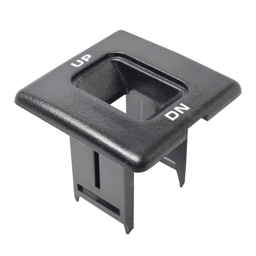 [222-0609-00] CONTROL ELECTRICO CV VARIOS 79-94/CAPRICE 91-96  SOLO BISEL DE ELEVADOR NEGRO 12VCC TIPO ORIGINAL    