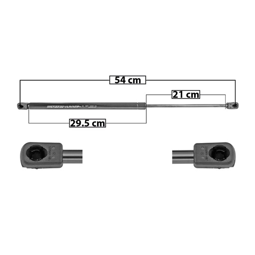 [004-0614-05] AMORTIGUADOR 5TA PUERTA CV CHEVY POP 94-12  SIN LIMPIADOR TRASERO 54 29.5 21 ENTRADA TIPO 9 ENTRADA 2 TIPO 9 290 65.19 29.57 350 78.68 35.69 SPART 6913 Derecho/Izquierdo   