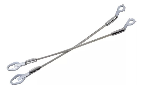 [107784] CABLES DE TAPA CV SILVERADO/CHEYENNE  GM SIERRA 14-18  2 PIEZAS 45 CM HUSHAN Derecho/Izquierdo Trasera  
