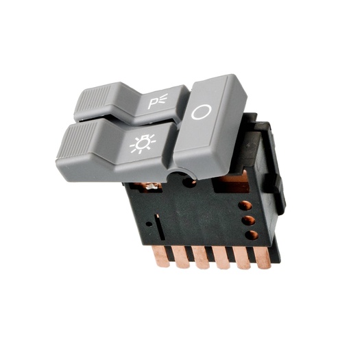 [70312] INTERRUPTOR LUZ DE FARO CV CHEYENNE/SILVERADO/PICK UP/TAHOE/SUBURBAN  GM SIERRA/YUKON 92-94  6 PINS GRIS 12VCC CUB    