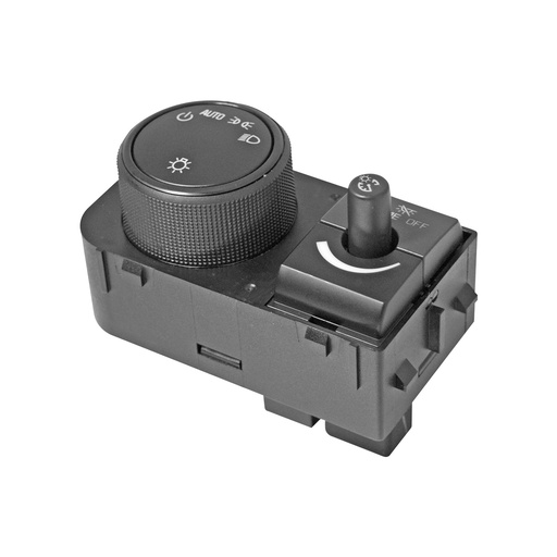 [70548] INTERRUPTOR LUZ DE FARO CV CHEYENNE 07-13/EXPRESS VAN 08-18/SILVERADO/PICK UP  GM SIERRA 07-13  16 PINS CON REGULADOR NEGRO FILO NEGRO 12VCC CUB    