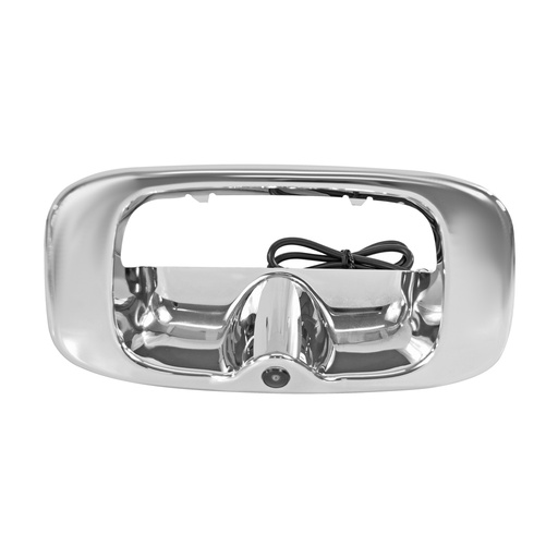[107175] MANIJA DE TAPA CV SILVERADO  GM SIERRA  CV CHEYENNE 99-06  SOLO BISEL CON CAMARA INTEGRADA C/CABLEADO P/ADAPTAR 8MTS CROMADA PLASTICO HUSHAN    