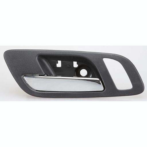 [012-0603-15] MANIJA INTERIOR CV SUBURBAN/TAHOE  GM YUKON 07-14  CV CHEYENNE/PICK UP 07-13  CON HOYO GRANDE NEGRA/CROMO PLASTICO PARA ASIENTOS CON CALEFACCION HUSHAN Izquierdo Delantera  