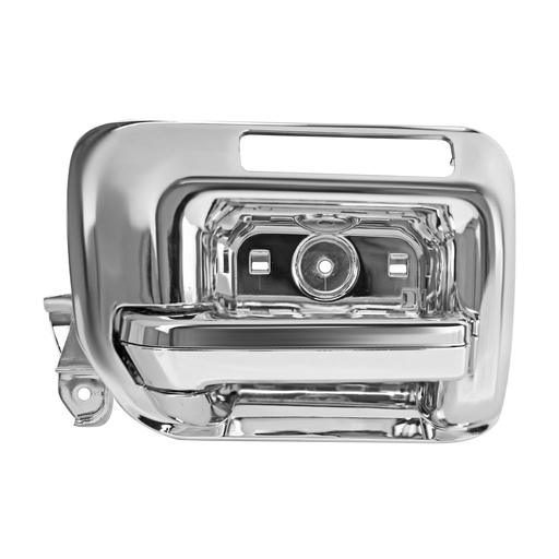 [108537] MANIJA INTERIOR CV CHEYENNE/SILVERADO  GM SIERRA 14-18  CON HOYO PARA SEGURO CROMADA PLASTICO HUSHAN Izquierdo Delantera  