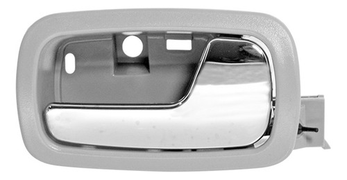 [012-0667-02] MANIJA INTERIOR CHEVROLET COBALT 2005-2010  PT G5 06-09  GRIS/CROMO HUSHAN Derecho Delantera