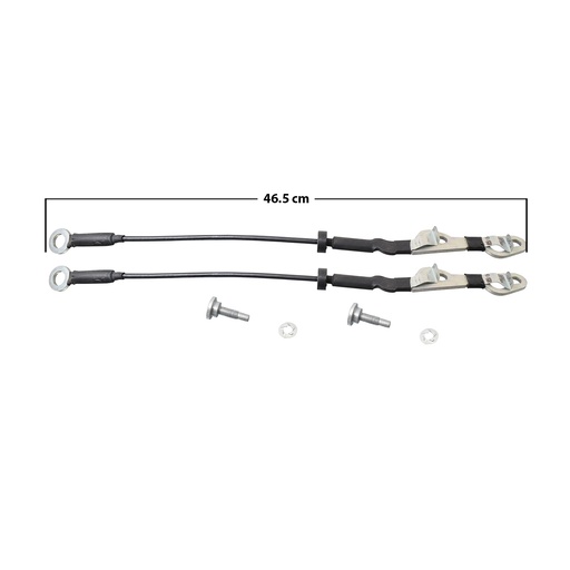 [001-0616-04] CABLES DE TAPA CV COLORADO 04-12  JUEGO 46.5CM HUSHAN    