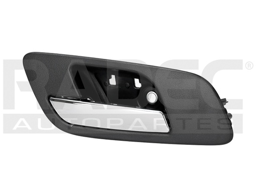 [012-0642-07] MANIJA INTERIOR CV AVALANCHE 07-13  SIN HOYO NEGRA/CROMO PLASTICO HUSHAN Izquierdo Delantera  