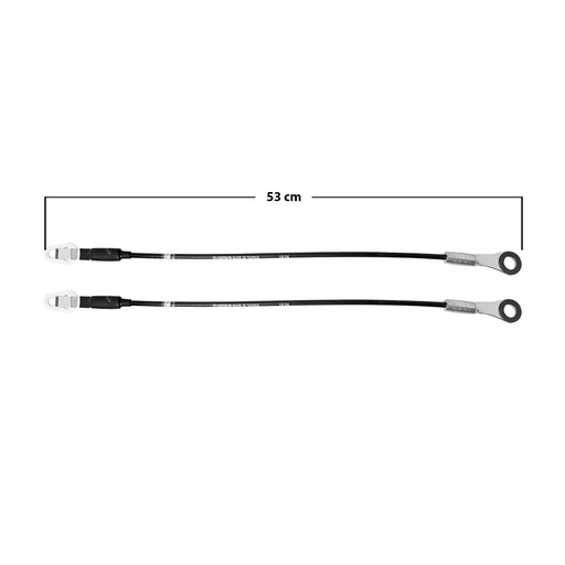 [001-0616-05] CABLES DE TAPA CV COLORADO 16-20  GM CANYON 16-18  JUEGO 53 CM HUSHAN    