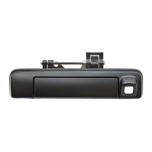 [104009] MANIJA DE TAPA CV COLORADO  GM CANYON 13-15  SIN HOYO PARA LLAVE/CON HOYO PARA CAMARA LISA NEGRA PLASTICO HUSHAN    