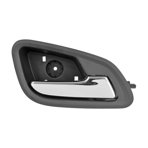[012-0616-62] MANIJA INTERIOR CV COLORADO 16-20  NEGRA/CROMO PLASTICO HUSHAN Derecho Trasera  