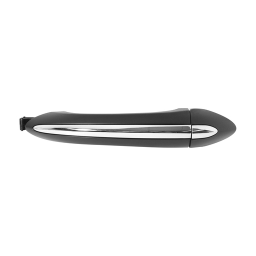 [012-0665-05] MANIJA EXTERIOR CV CRUZE 17-19  SIN HOYO PARA LLAVE SIN SENSOR PARA LLAVE OCULTA LISA NEGRA/CROMO PLASTICO HUSHAN Izquierdo Delantera  