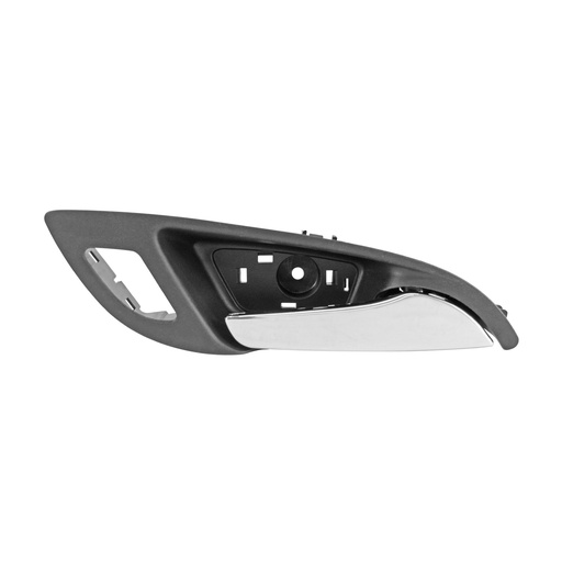 [107846] MANIJA INTERIOR CV EQUINOX 18-21  CON HOYO PARA SEGURO CROMADA/NEGRA PLASTICO Derecho Delantera  