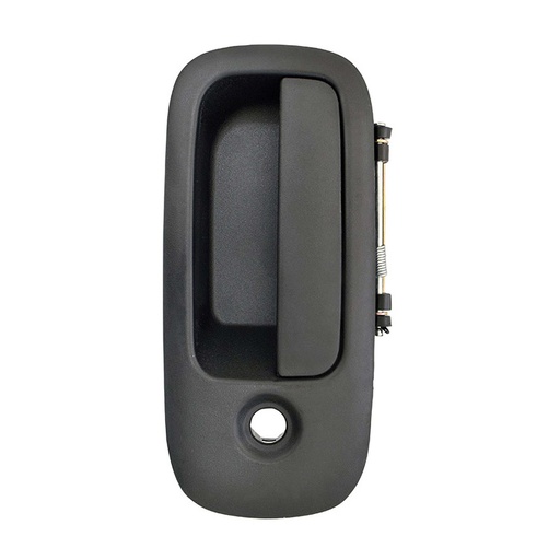 [012-0623-35] MANIJA EXTERIOR CV EXPRESS VAN  GM SAVANA 10-18  CON HOYO PARA LLAVE CORRUGADA NEGRA PLASTICO HUSHAN Izquierdo Trasera Puerta lateral abatible 