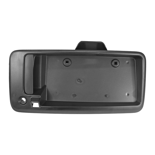 [012-0623-15] MANIJA EXTERIOR CV EXPRESS VAN 13-20  CON HOYO PARA LLAVE / CON HOYO PARA CAMARA 5TA PUERTA CON PORTA PLACA CORRUGADA NEGRO PLASTICO HUSHAN    