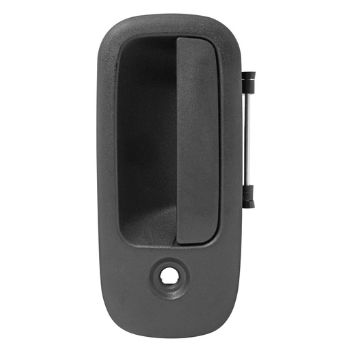 [012-0672-03] MANIJA EXTERIOR CV KODIAK TOPKICK/C-4500/6500/7500/8500 05-09  CON HOYO PARA LLAVE CORRUGADA NEGRA PLASTICO HUSHAN Izquierdo Delantera  