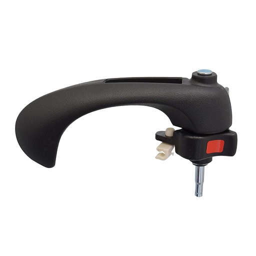 [012-0630-13] MANIJA INTERIOR CV MALIBU 97-03  NEGRO PLASTICO HUSHAN Izquierdo Delantera  