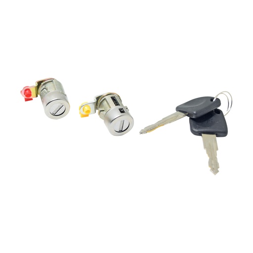 [224-0677-00] CILINDRO PARA PUERTA CV MATIZ  PT MATIZ G1 04-05  JUEGO METAL CROMADO MANIJAUTO Derecho/Izquierdo   