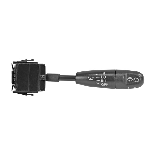 [71081] PALANCA LIMPIABRISAS CV SPARK 11-15/MATIZ  PT G2 06-12/G3 07-09  9 PINS NEGRA CON LIMPIADOR TRASERO 12VCC 3 PASOS    