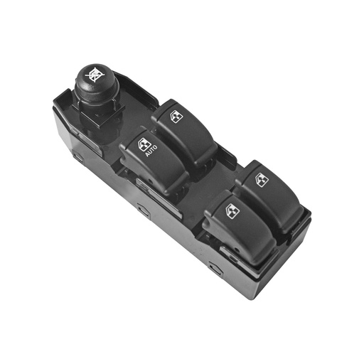 [222-0633-00] CONTROL ELECTRICO CV OPTRA 06-10  DE ELEVADOR 14 PINS 5 TECLAS NEGRO 12VCC MANIJAUTO    