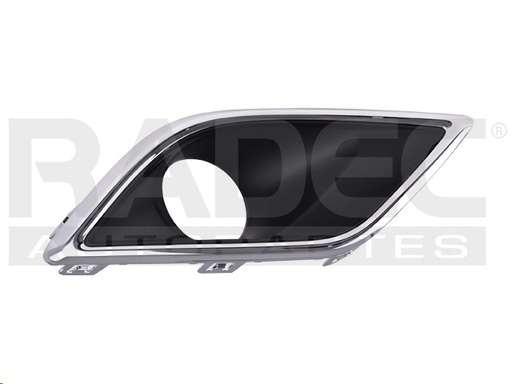 [003-0604-24] REJILLA FASCIA DELANTERA CV AVEO 18-23 LINEA NUEVA C/HOYO P/FARO F/CROMADO LT/LTZ L4 4 CILINDROS 1.5L 4 PUERTAS DER