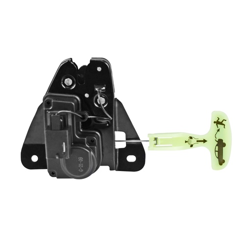 [107257] CHAPA DE CAJUELA DG AVENGER 08-14/CHARGER 06-18  CR 200 11-14/300 05-18  DG CHALLENGER 08-14/DART 13-16  ELECTRICA METAL 12VCC 3 PINS CON MANIJA    