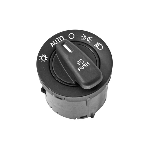 [70943] INTERRUPTOR LUZ DE FARO DG CHARGER/JOURNEY/GRAND CARAVAN/VOYAGER/DURANGO 11-19  CR TOWN & COUNTRY 11-16/300 11-19  PARA LUCES AUTOMATICAS 4 PINS REDONDO NEGRO PARA FARO NIEBLA 12VCC MANIJAUTO    