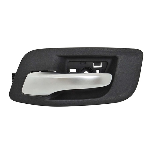 [012-0720-27] MANIJA INTERIOR CR 300C 11-16  SIN HOYO PARA MEMORIAS NEGRO/PLATA PLASTICO HUSHAN Izquierdo Delantera  