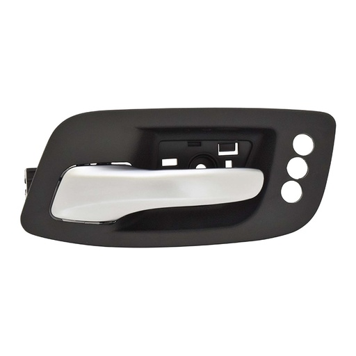 [012-0720-29] MANIJA INTERIOR CR 300C 11-16  CON HOYO PARA MEMORIAS NEGRO/PLATA PLASTICO HUSHAN Izquierdo Delantera  