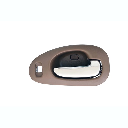 [012-0720-20] MANIJA INTERIOR CR 300M 99-04/CONCORDE 98-04  CON HOYO PARA SEGURO BEIGE/CROMADA PLASTICO HUSHAN Derecho Delantera  