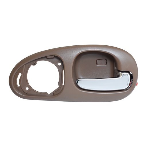 [012-0720-24] MANIJA INTERIOR CR 300M 99-04/CONCORDE 98-04  CON HOYO PARA BOCINA BEIGE/CROMADA PLASTICO HUSHAN Derecho Trasera  