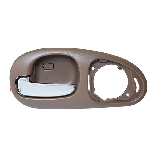 [012-0720-25] MANIJA INTERIOR CR 300M 99-04/CONCORDE 98-04  CON HOYO PARA BOCINA BEIGE/CROMADA PLASTICO HUSHAN Izquierdo Trasera  