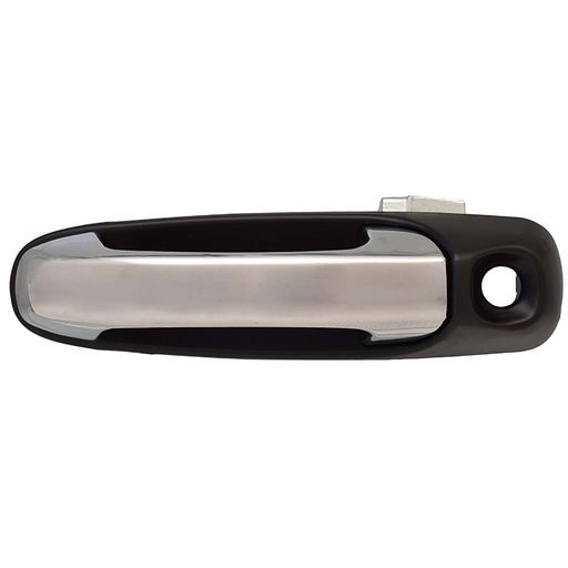 [012-0719-01] MANIJA EXTERIOR CR ASPEN 07-10  CON HOYO PARA LLAVE LISA PARA PINTAR NEGRA/CROMO PLASTICO HUSHAN Izquierdo Delantera  