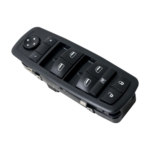 [222-0716-02] CONTROL ELECTRICO CR TOWN & COUNTRY  DG GRAND CARAVAN 08-15  DE ELEVADOR 3 PINS 7 TECLAS NEGRA 12VCC MANIJAUTO    