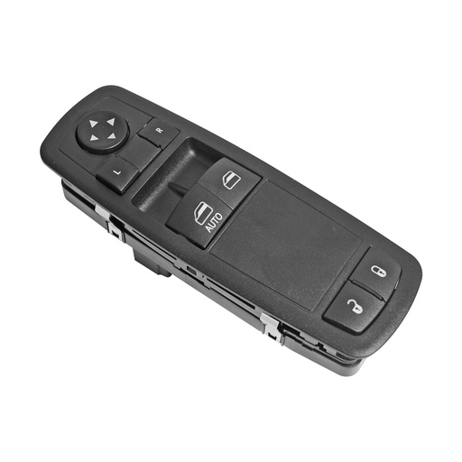 [222-0703-03] CONTROL ELECTRICO DG CARAVAN  CR TOWN & COUNTRY 08-17  DE ELEVADOR 16 PINS 6 TECLAS NEGRO CON CONTROL PARA ESPEJO 12VCC MANIJAUTO    