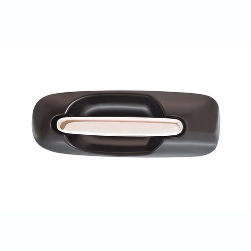 [012-0718-55] MANIJA EXTERIOR CR VOYAGER/TOWN & COUNTRY  DG CARAVAN 01-07  SIN HOYO PARA LLAVE LISA PARA PINTAR NEGRA/CROMO PLASTICO HUSHAN Izquierdo  Puerta corrediza 