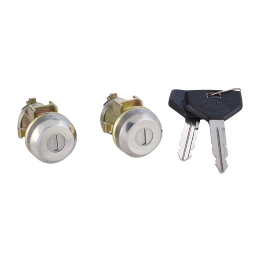 [224-0718-00] CILINDRO PARA PUERTA CR VOYAGER  DG CARAVAN 96-00  JUEGO METAL CROMADO TIPO ORIGINAL    