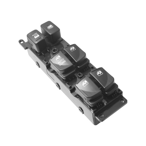 [222-3401-01] CONTROL ELECTRICO HY ACCENT 07-08  DG ATTITUDE 06-11  DE ELEVADOR 14 PINS 6 TECLAS NEGRO 12VCC MANIJAUTO    